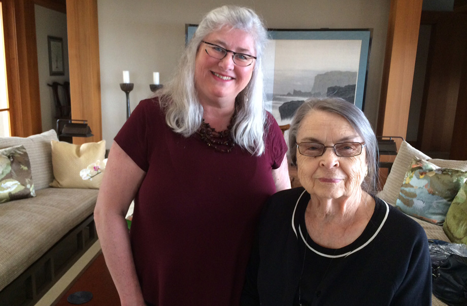 Heather Young and Betty Irene Moore