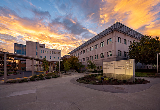 Exterior of the Lawrence J. Ellison Ambulatory Care Center 