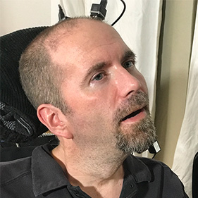 Casey Harrell, patient with ALS