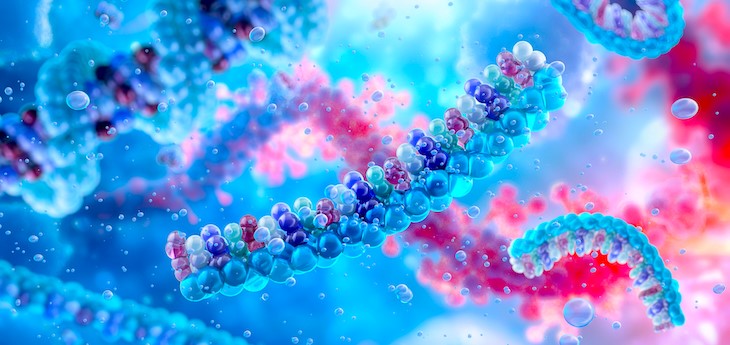 Illustration of microRNA