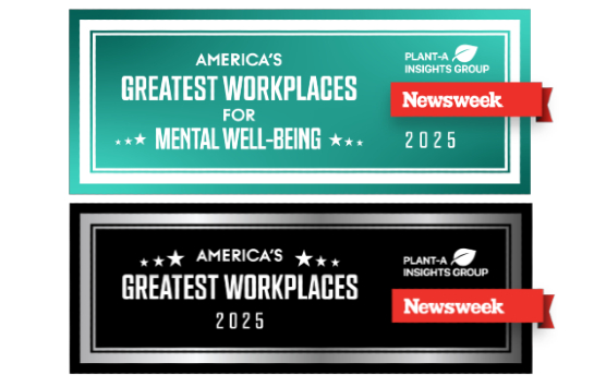 America's Greatest Workplace 2025 and America's Greatest Workplace for Mental Well-Being Banners