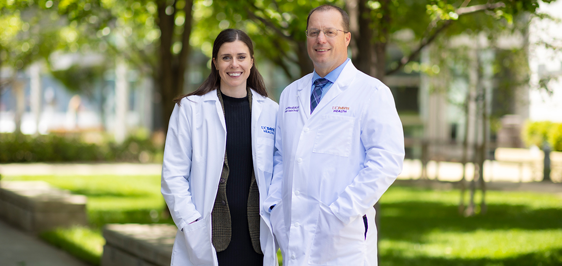 Urologists Jared M. Whitson and Avery Elizabeth Braun