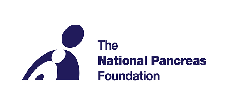 The National Pancreas Foundation purple logo. 