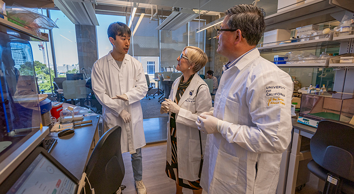A lab in the new Aggie Square innovation district