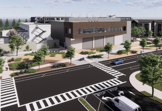 Rendering of the Central Utility Plant expansion