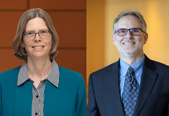 Side by image of Professor Janine LaSalle and David Segal 