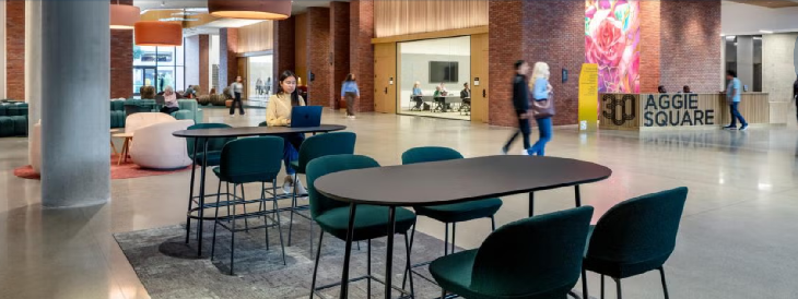 Aggie Square lobby