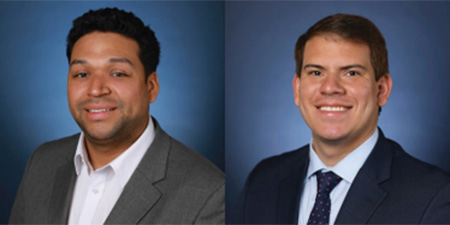 Portrait pictures of Jose Castillo and Freddie Rodriguez Beato.