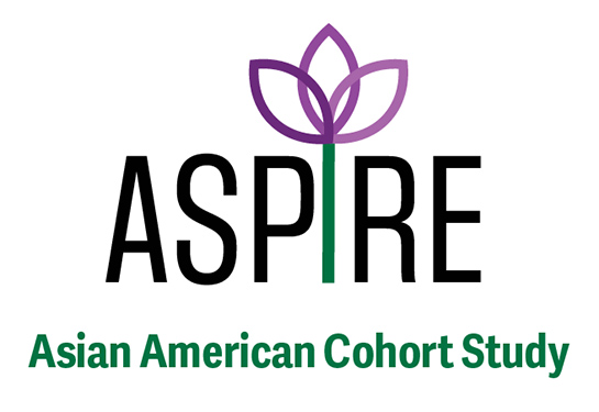 ASPIRE logo Asian American Cohort Study