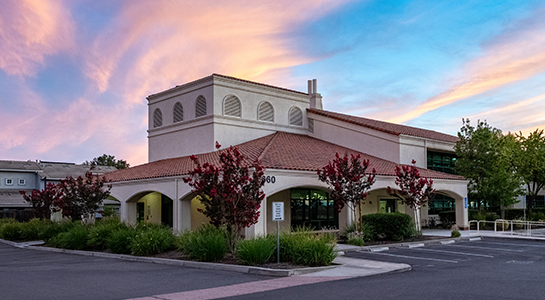 Exterior of UC Davis Health clinic in Davis, California