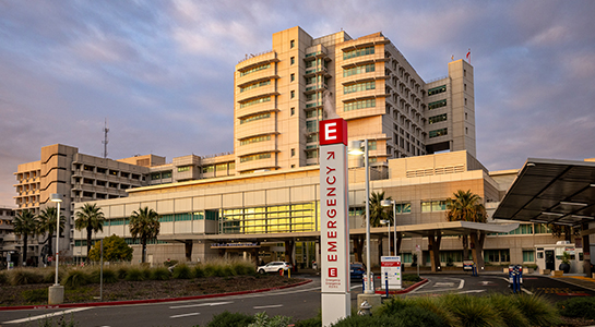 Entrance to the UC Davis Emergency department