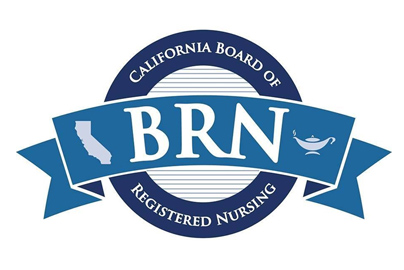 California Board of Registered Nursing logo