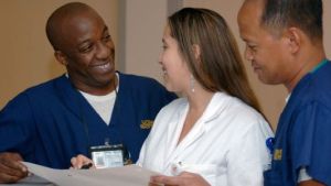 Nurses conversating