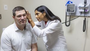 Otolaryngology patient