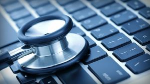 Stethoscope on Keyboard