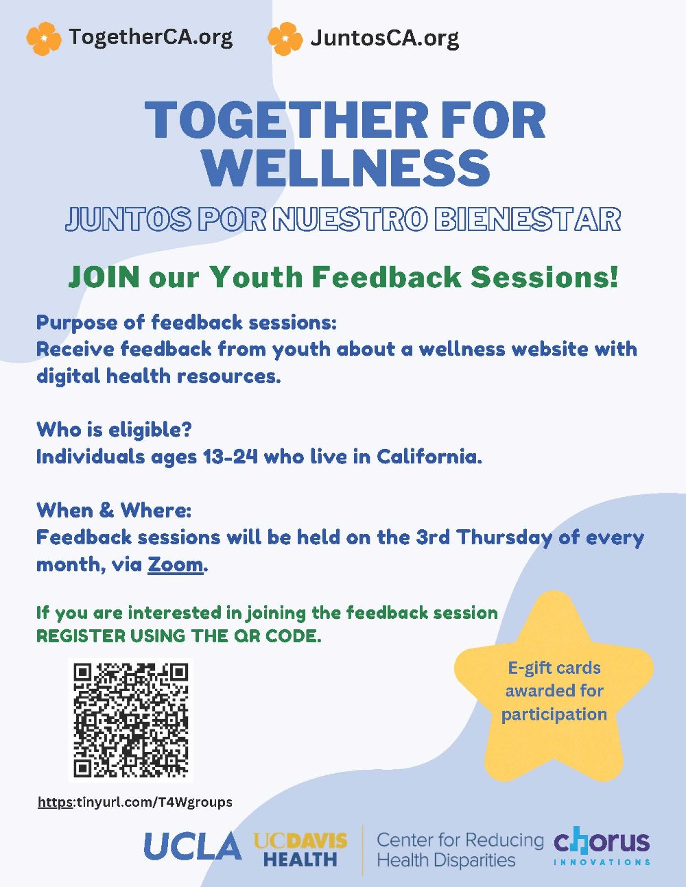 Youth Feedback Sessions Flyer