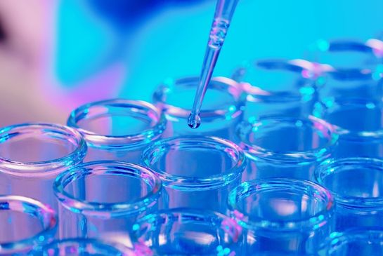 test tubes with a dropper 