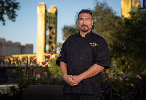 Executive chef Santana Diaz