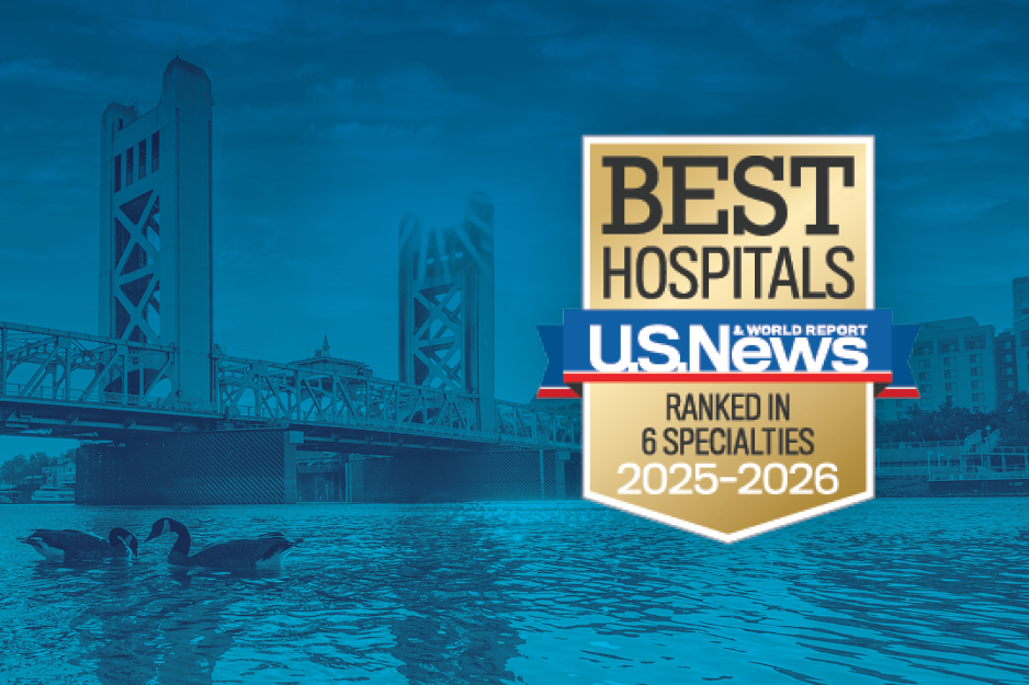 U.S. News & World Report ranked in 6 specialties 2025-2026 badge 