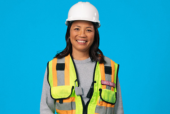 Breast cancer patient Christina