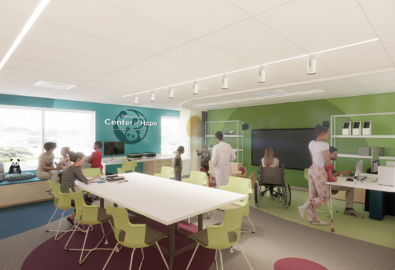 Rendering of Panda Cares Center of Hope 