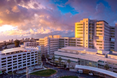 Aerial shot of UC Davis Health campus