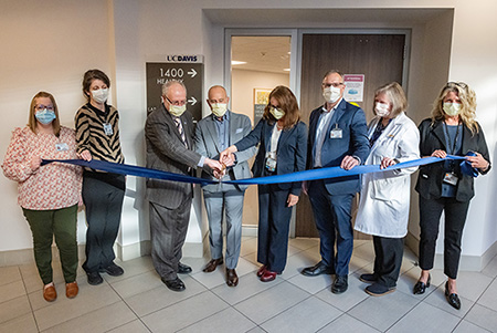 Healthy Aging Clinic ribbon cutting