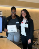 Ekenechukwu Akabike and Associate Physician Noelle Boctor, Department of Internal Medicine.