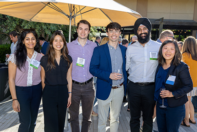 A group of doctors at an event.