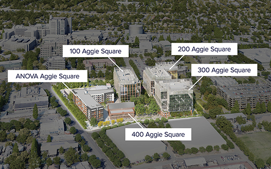 Phase 1 development of Aggie Square