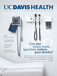 UC Davis Health Magazine Fall 2019 Cover