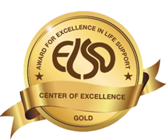 Extracorporeal Life Support Organization (ELSO) gold badge