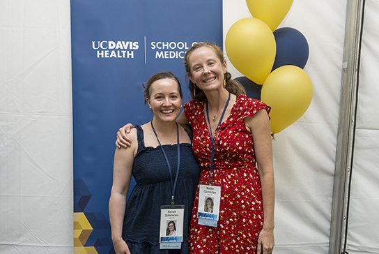 CClass of 2015 grads Sarah Simmons and Kellie Corcoran.