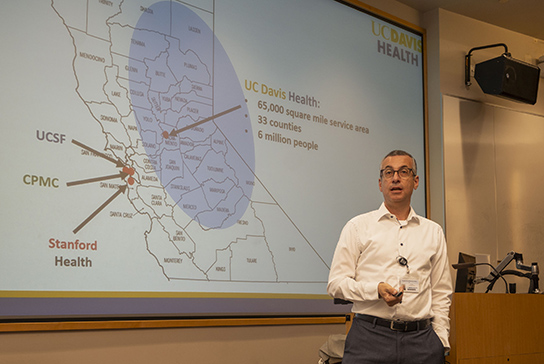 UC Davis Transplant Center Director Sophoclis Alexopoulos.