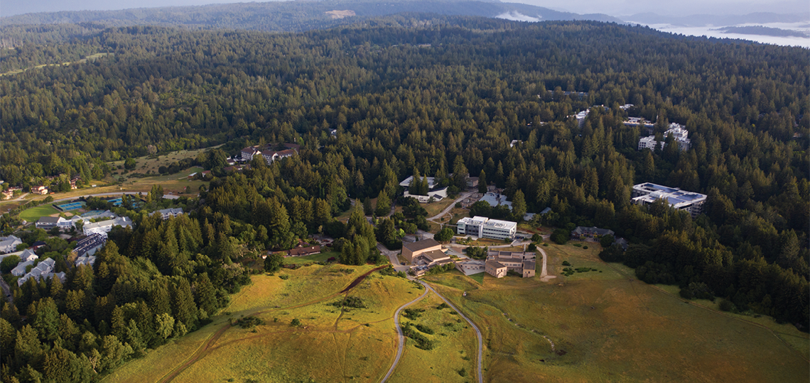 Aerial view of the Central Coast