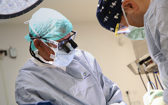 UC Davis Health orthopedics surgeons in operating room. 