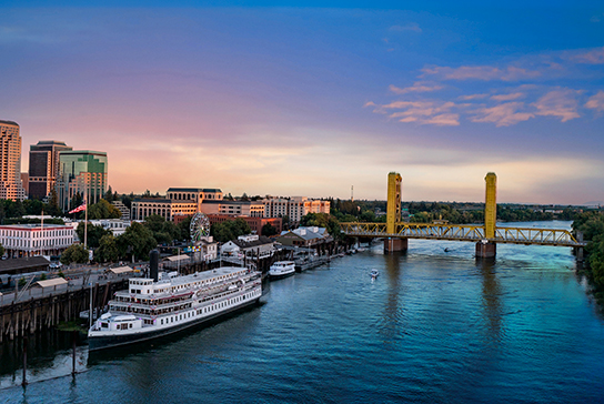 Sacramento riverfront 