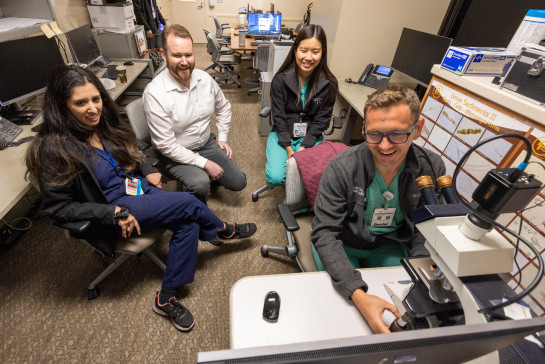 Nephrology doctors talking