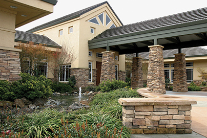 Adventist Health and Rideout building.
