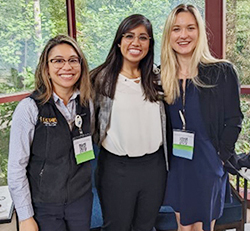 Three doctors at a conference