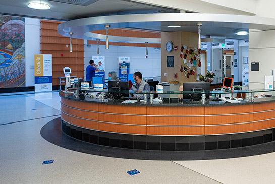 Medical Center information desk