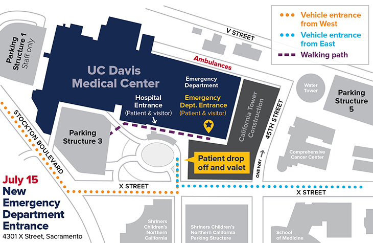 ER parking map