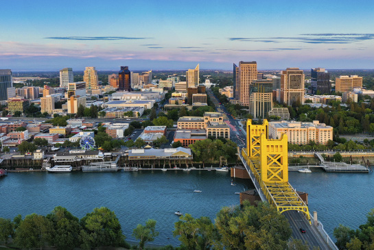 Skyline of Sacramento