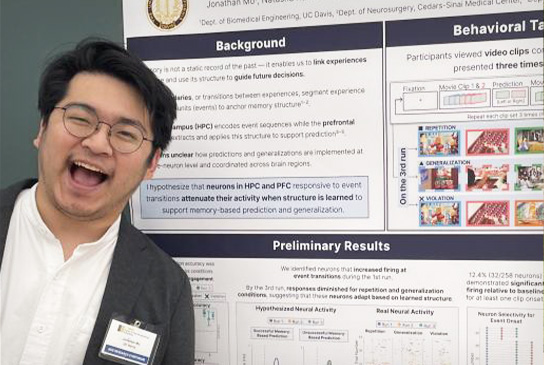 Jonathon Mo, poster day award recipient