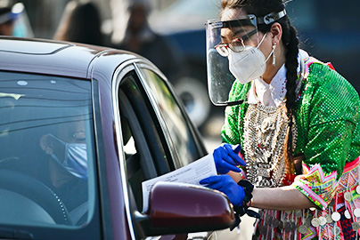 Community outreach, Hmong flu shot drive-thru service