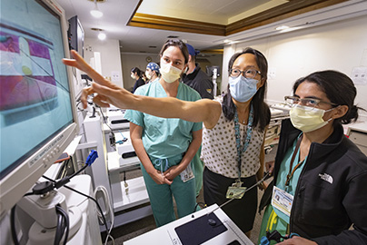 Providers and trainees in surgical training at UC Davis