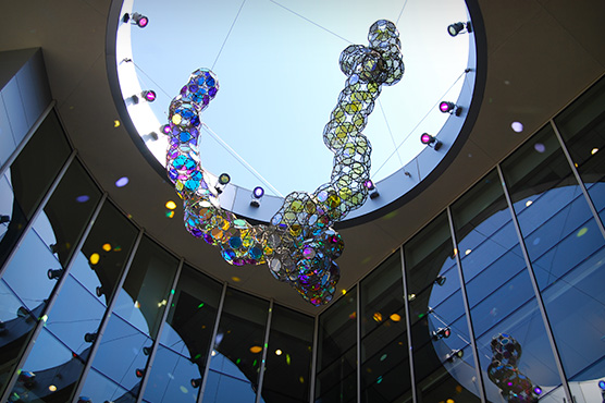 Emergence sculpture, education building