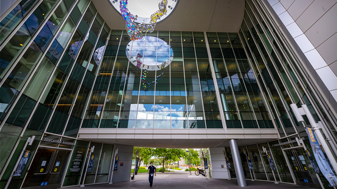 Emergence sculpture, UC Davis School of Medicine