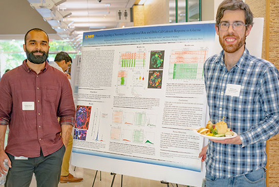 MD/PhD trainees at poster day presentation