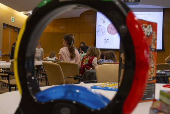 kids playing and interacting in the support group